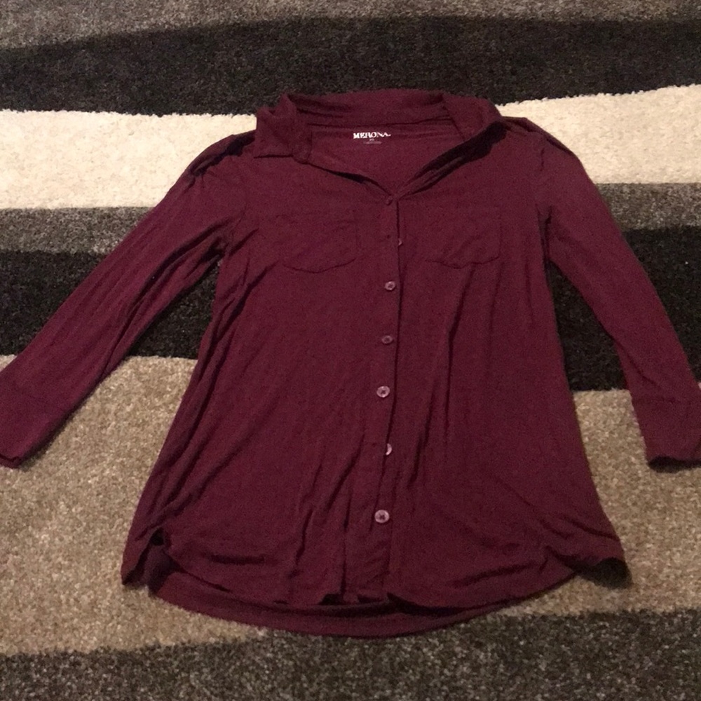 Maroon blouse